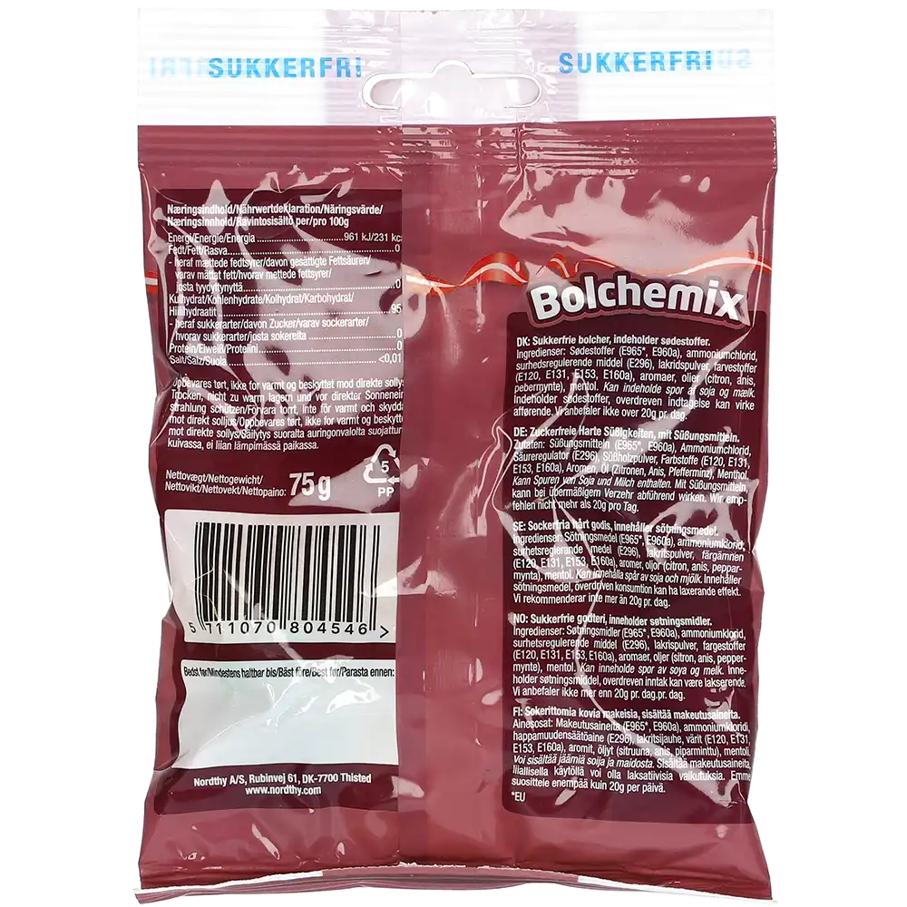 Nordthy Zuckerfrei bolchermix
