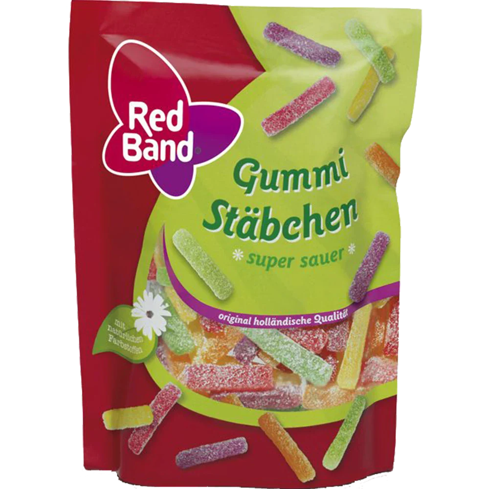 Red Band Gummi Stäbchen super sauer