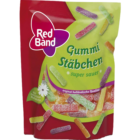 Red Band Gummi Stäbchen super sauer