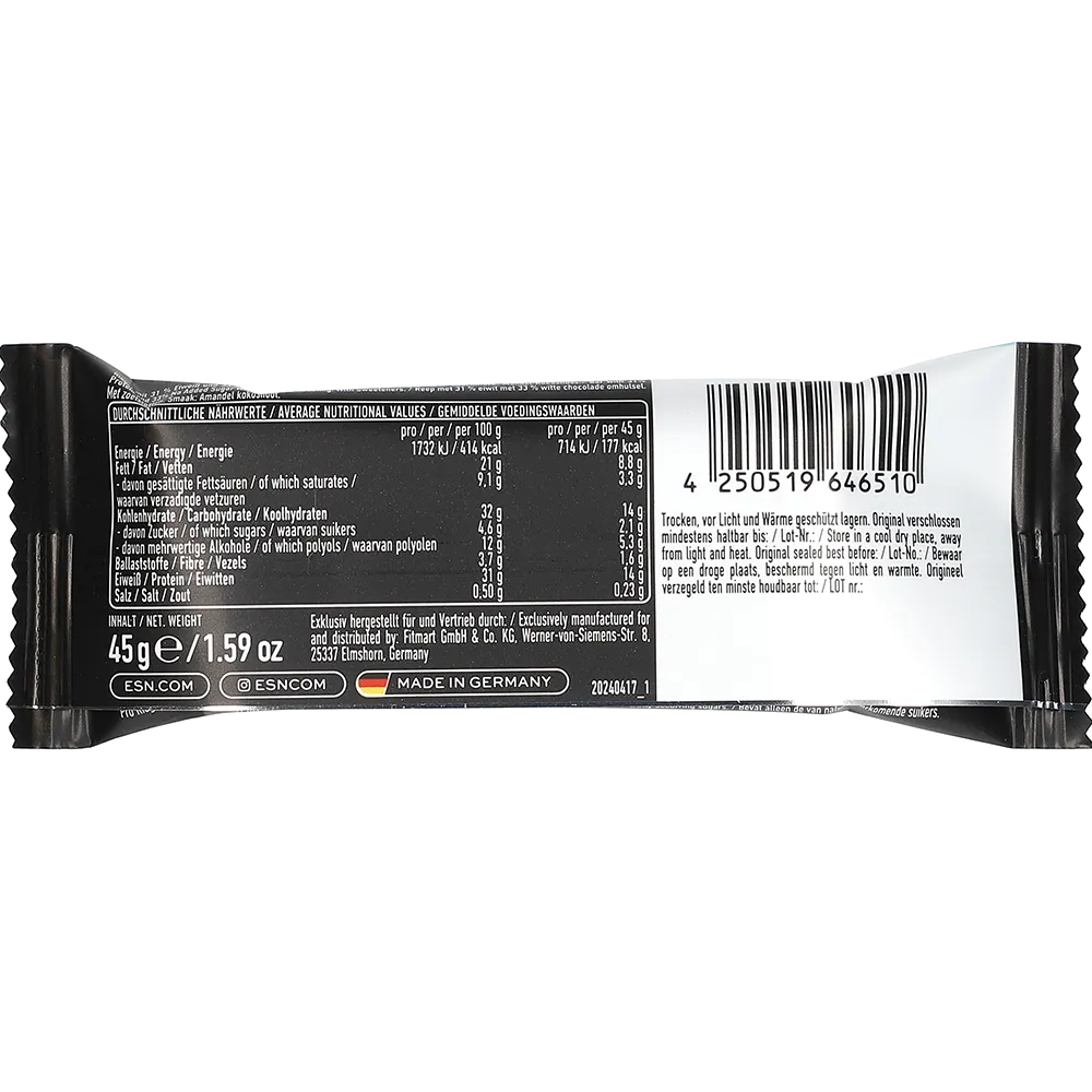 ESN Protein Designer Bar Almond Coconut