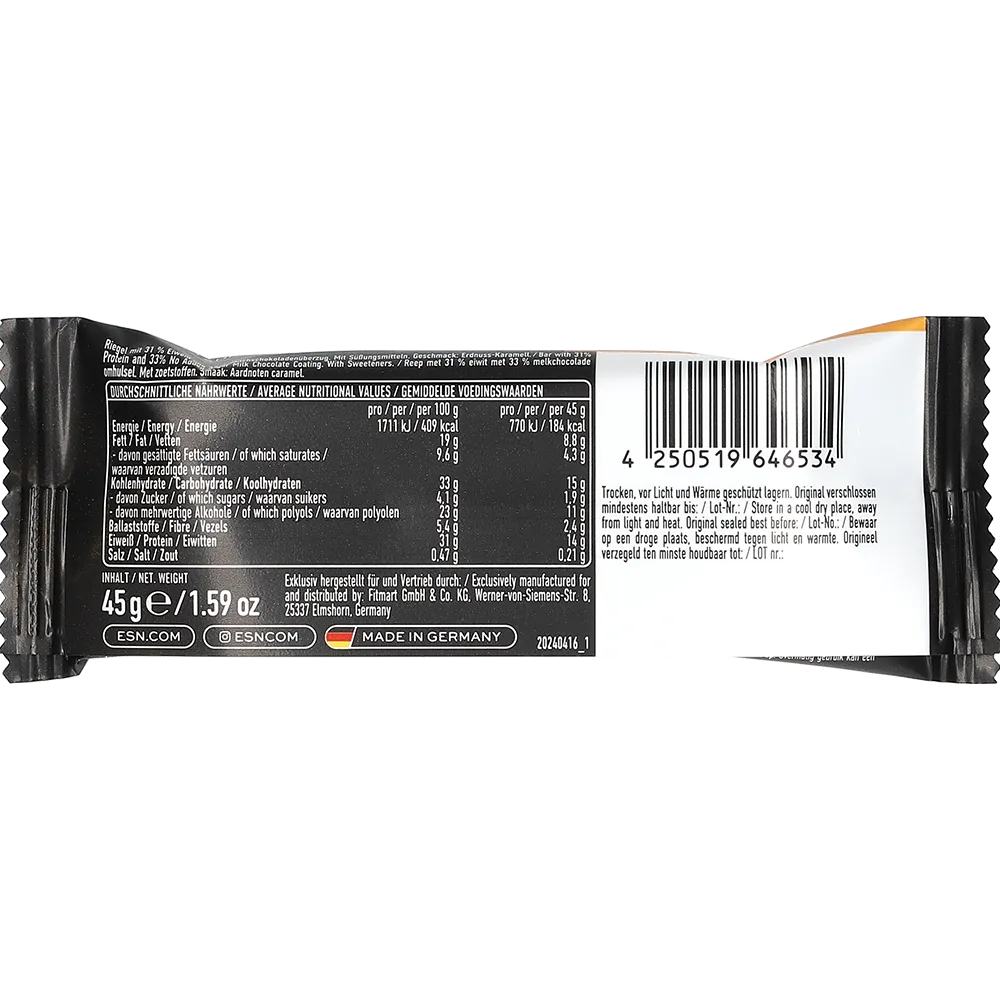 ESN Protein Designer Bar Peanut Caramel