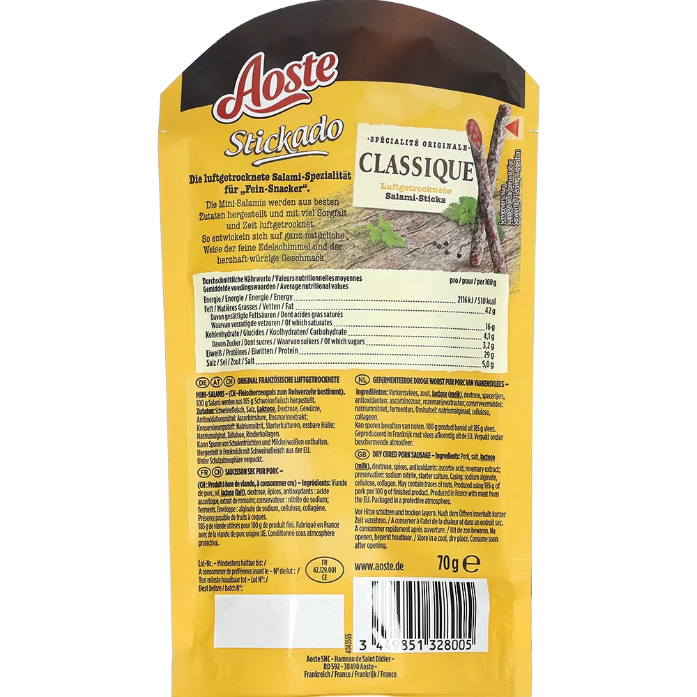 Aoste Stickado Classique