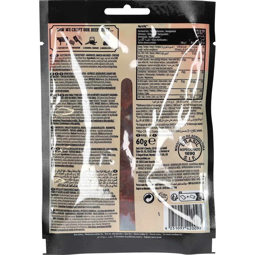 Jack Link's Beef Jerky Teriyaki
