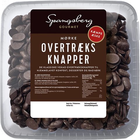 Spangsberg Overtræksknapper mørk
