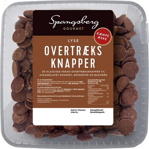 Spangsberg Overtræksknapper lys