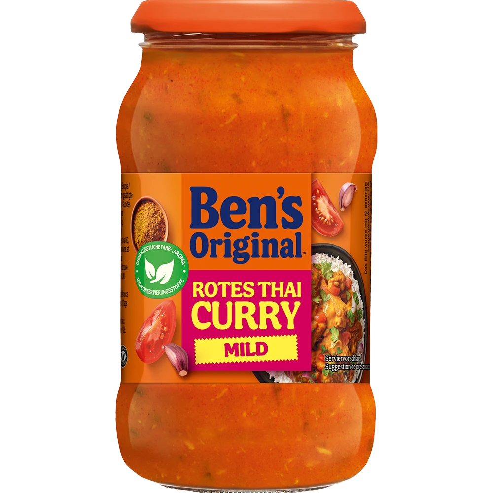 Ben's Original Sauce Rotes Cremiges Curry