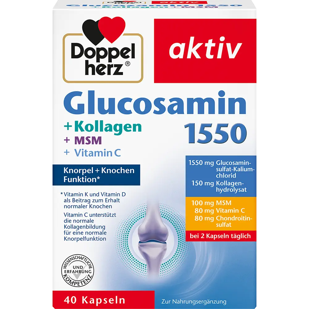 DH Glucos.1500+Kollagen, MSM, C-vitamin