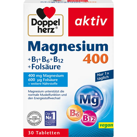 DH Magnesium 400+B1+B6+B12+Fols.