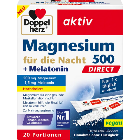 DH Magnesium 500 für die Nacht+Melaton. DIRECT
