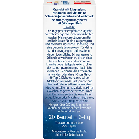 DH Magnesium 500 für die Nacht+Melaton. DIRECT