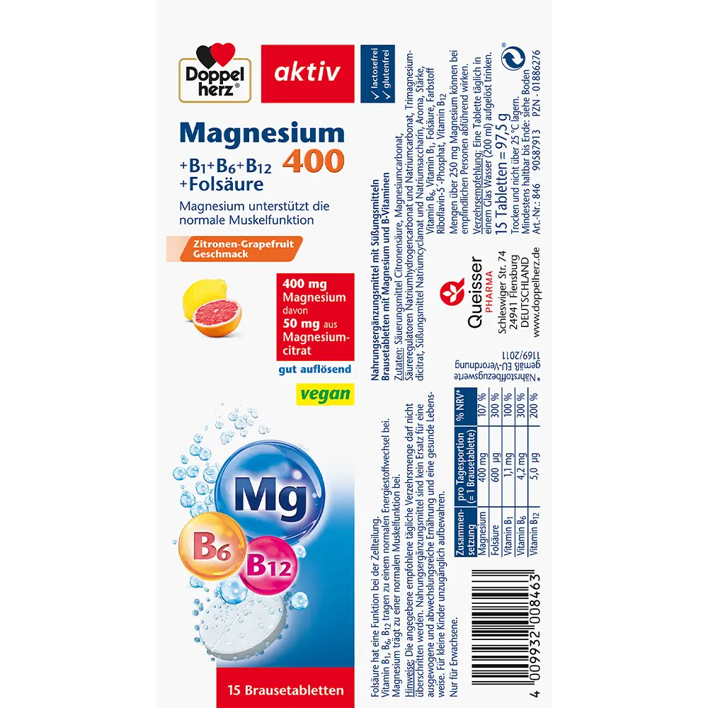 DH Magnesium 400 + B-Komplex Brausetbl
