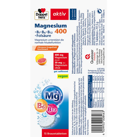 DH Magnesium 400 + B-Komplex  Brausetbl.