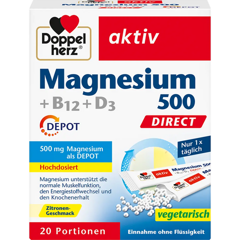 DH Magnesium 500+B12+D3 Depot direct