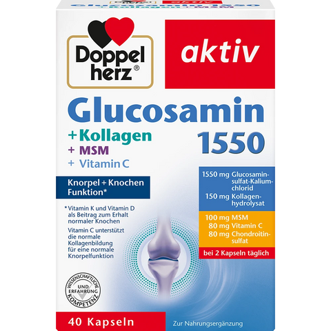 DH Glucosamin 1550+Kollagen+MSM Kps.