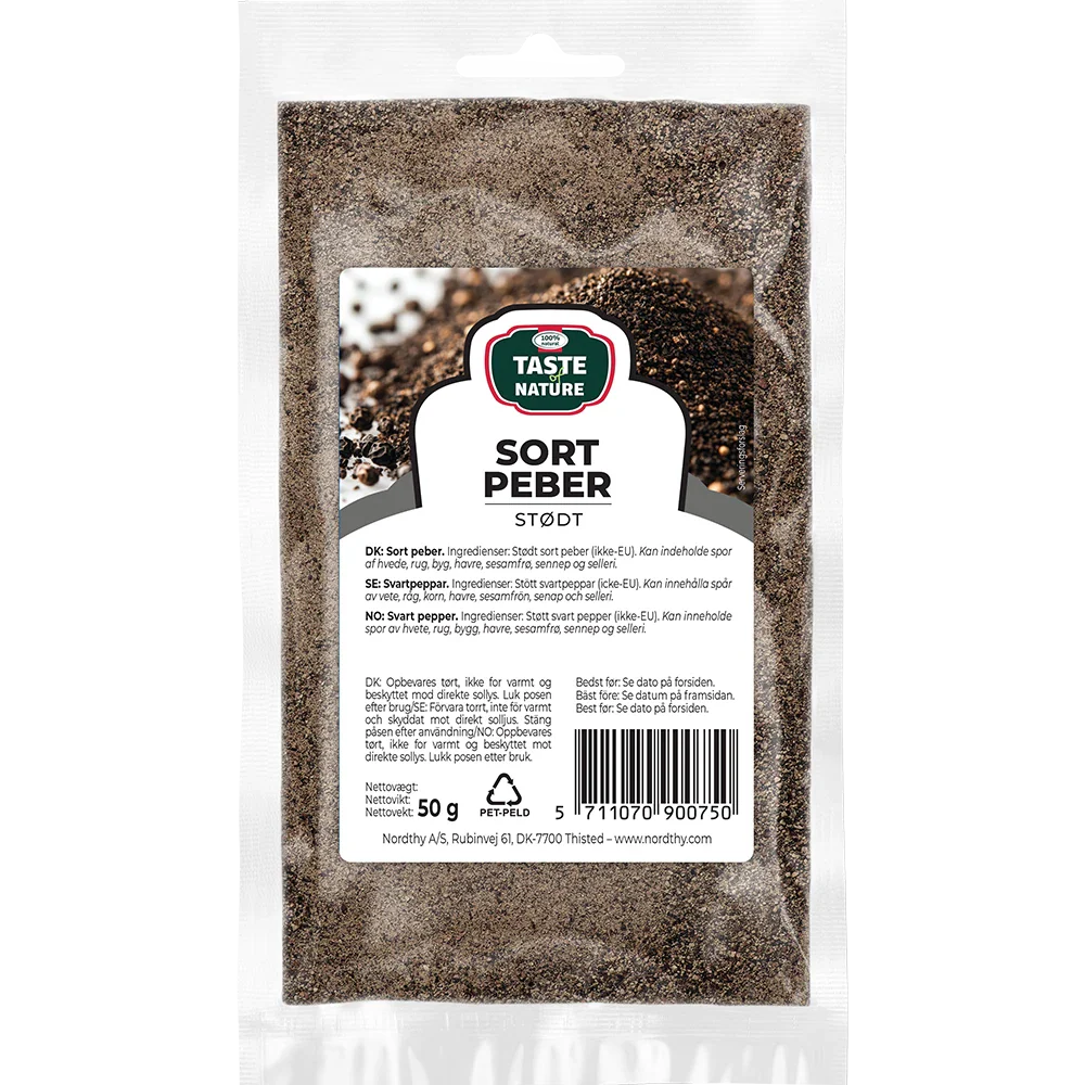 TON Pepper, ground, black