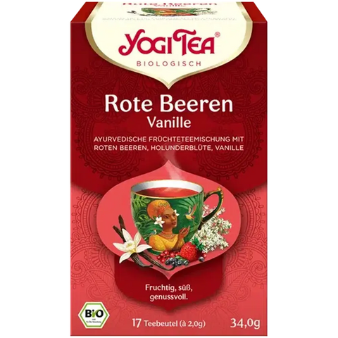 Yogi Tea Rote Beeren Vanille Bio