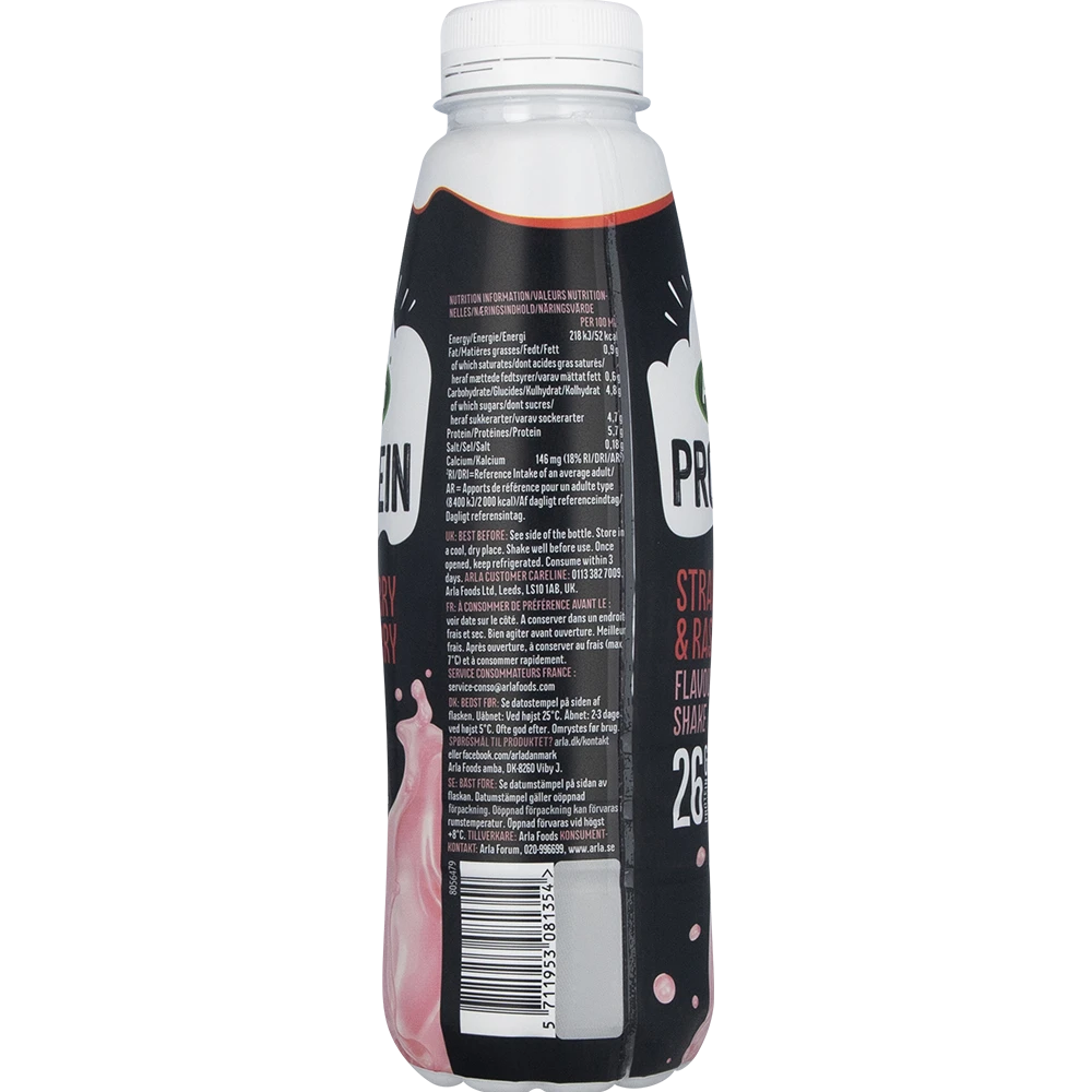 Arla Protein Drink Jordbær Hindbær