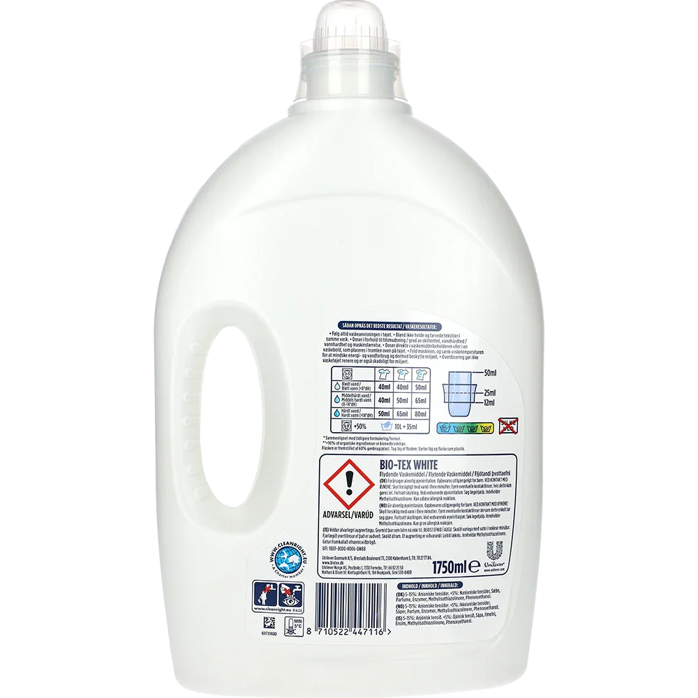 Biotex Flüssig-Waschmittel White