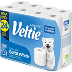 Veltie Toilettenpapier White 24x150Blatt 3lg 16,5m
