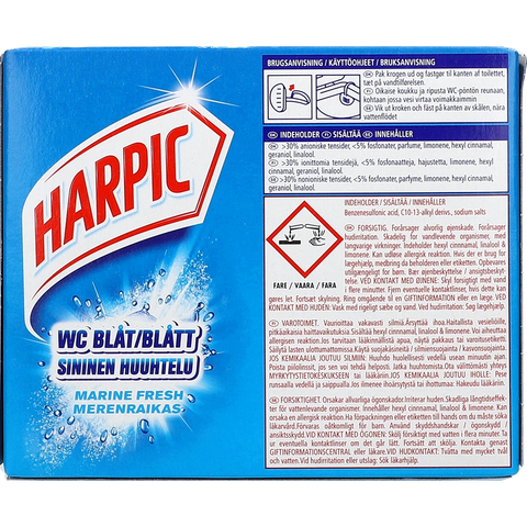 Harpic WC-blåt/Toilettenduft