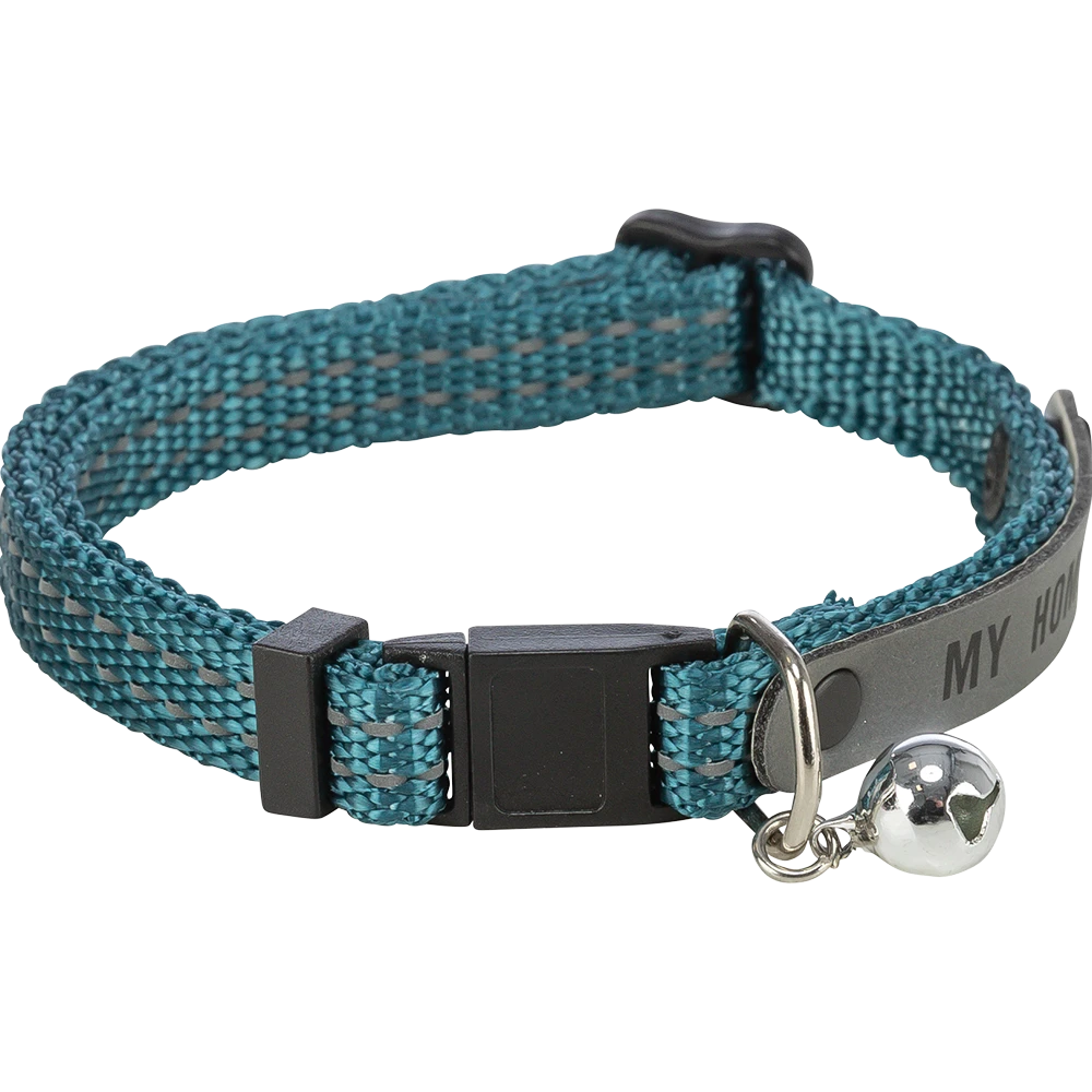 JP Katzenhalsband mit Adresslasche reflekt.Nylon
