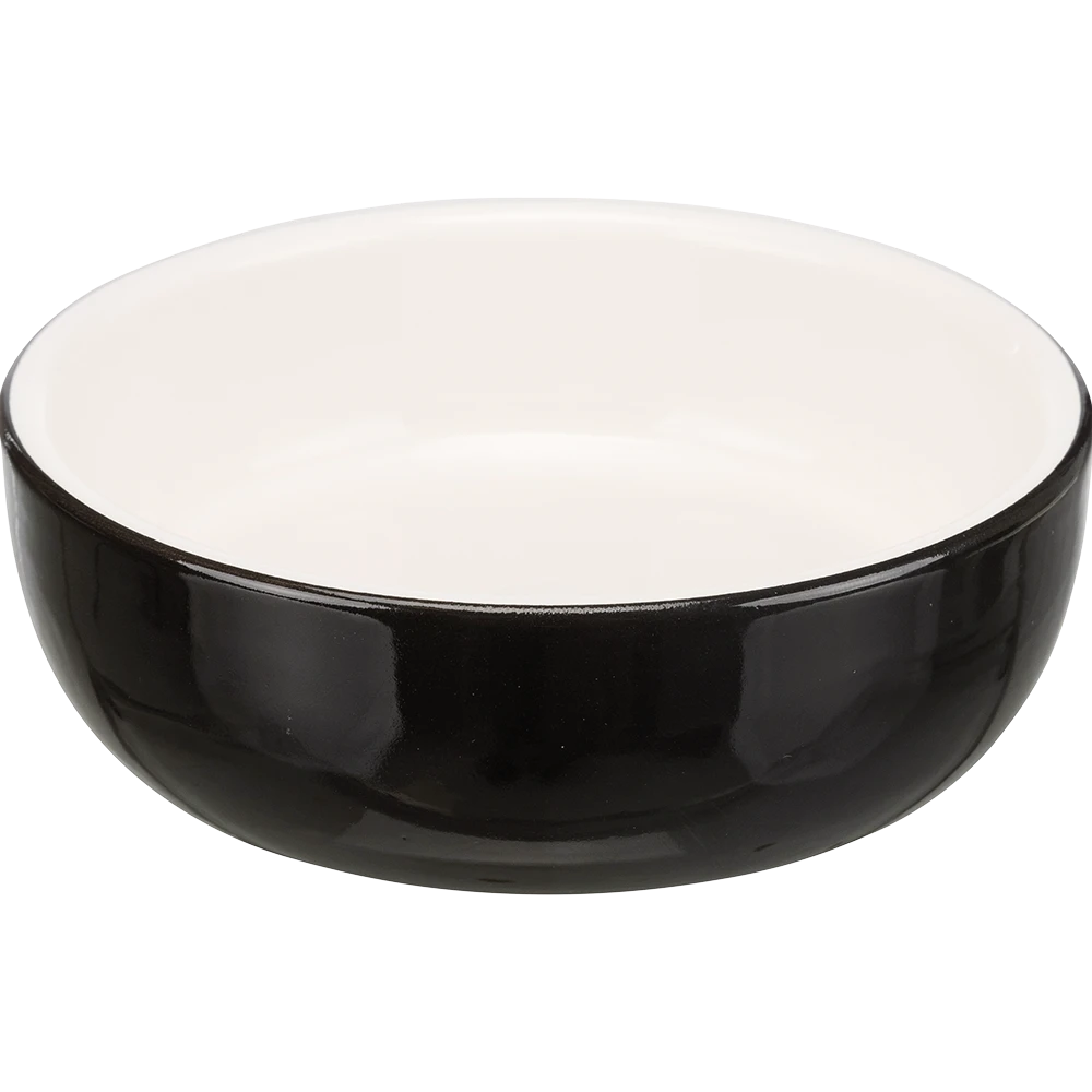 JP Napf Keramik 0,3l/ø13cm schwarz/creme