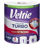 Veltie Køkkenrulle Turbo 1x340ark 3-lag