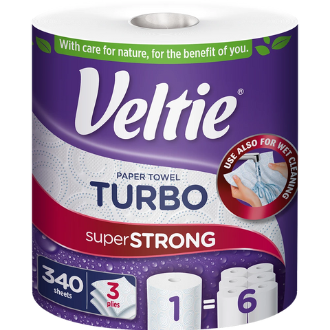 Veltie Küchenrolle Turbo 1x340Blatt 3lg