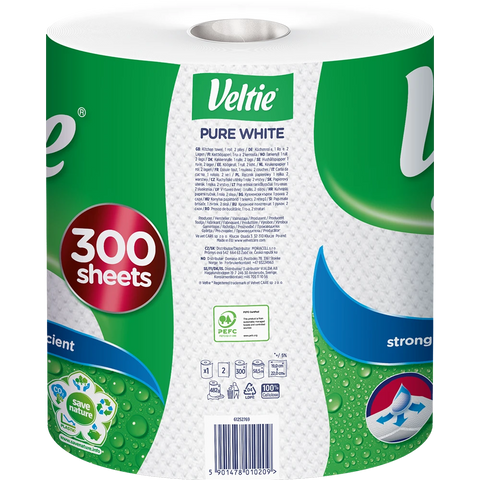 Veltie Küchenrolle Pure White 8x52Blatt 2lg