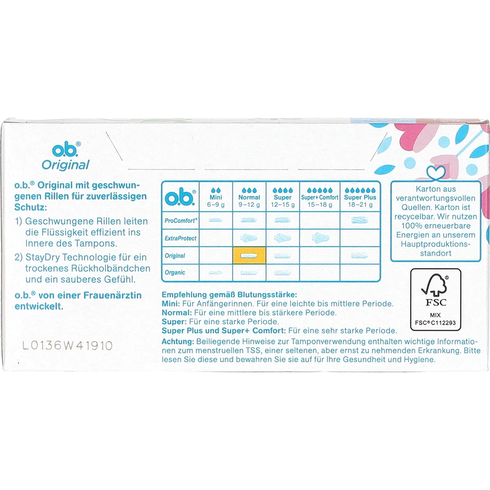 OB Tampons Original Normal