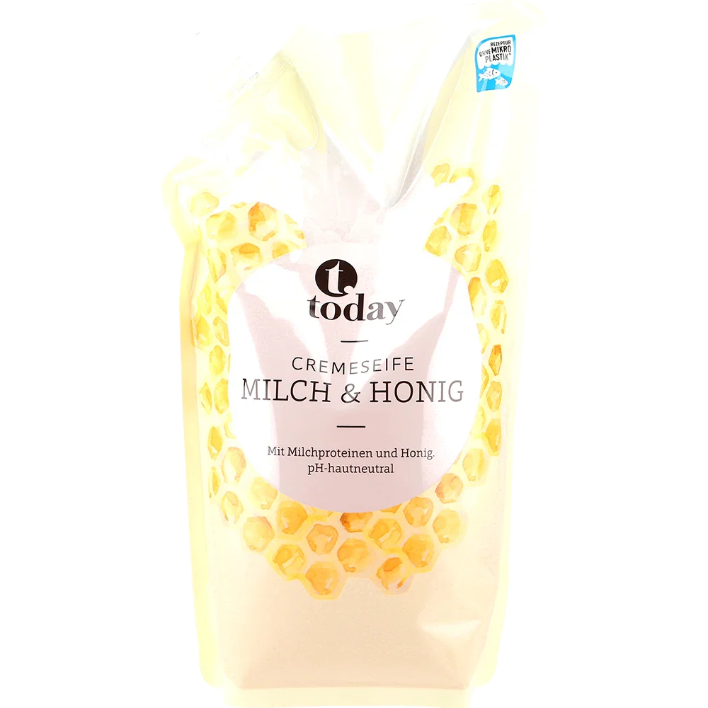 today Cremeseife Milch&Honig Nachfüllbeutel