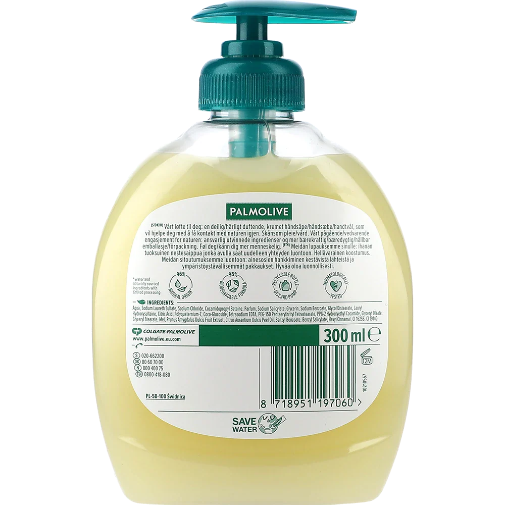Palmolive flydende håndsæbe Mælk & Honning