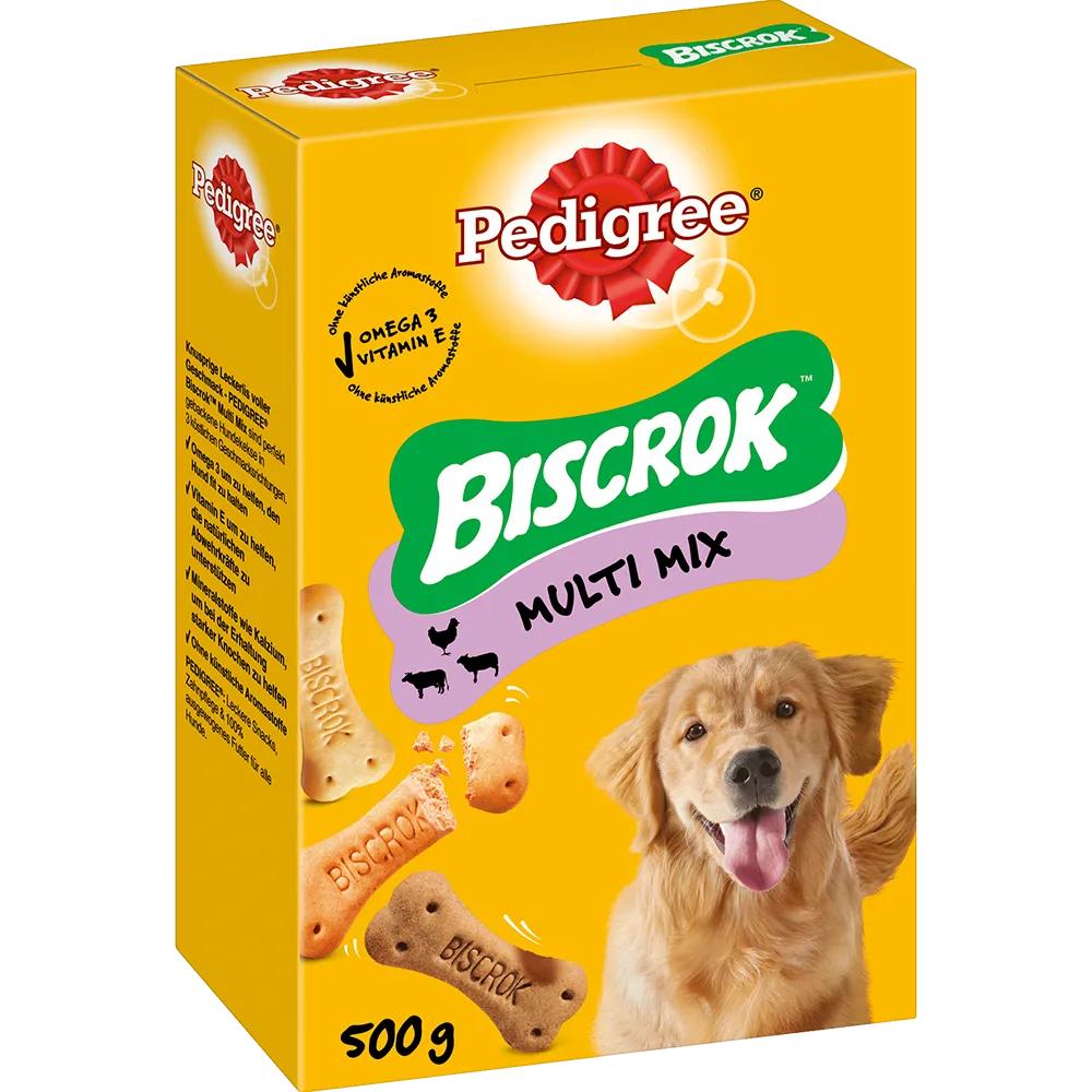 Pedigree Biscrok 3 Sorten