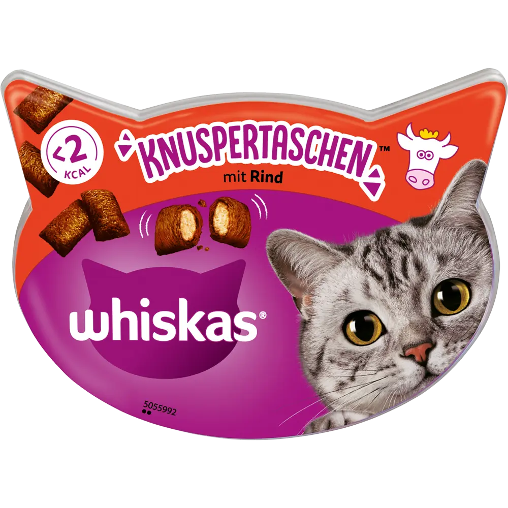 Whiskas Knuspertaschen mit Rind
