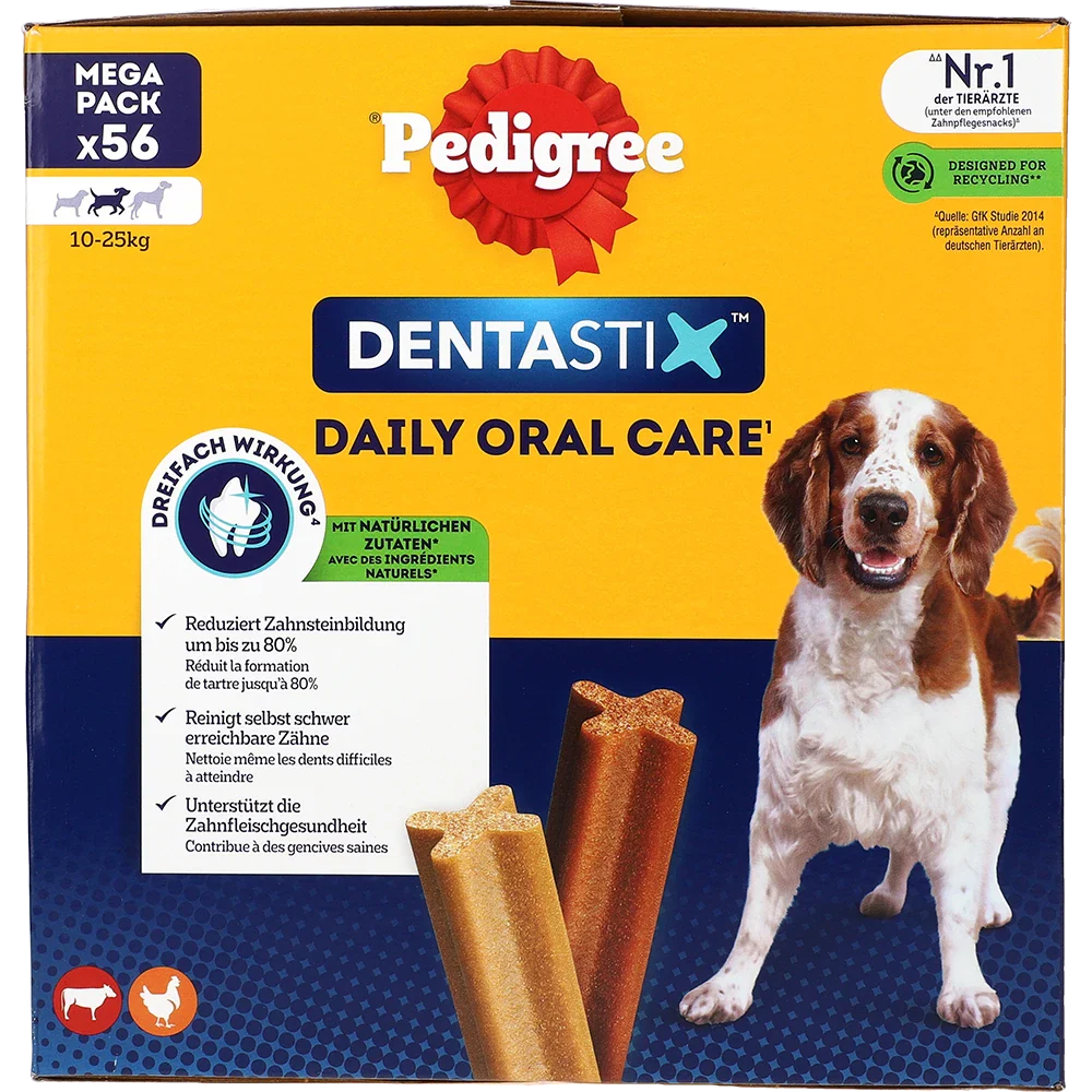 Pedigree DentaStix MP til mellemstore hunde, 56 stk.