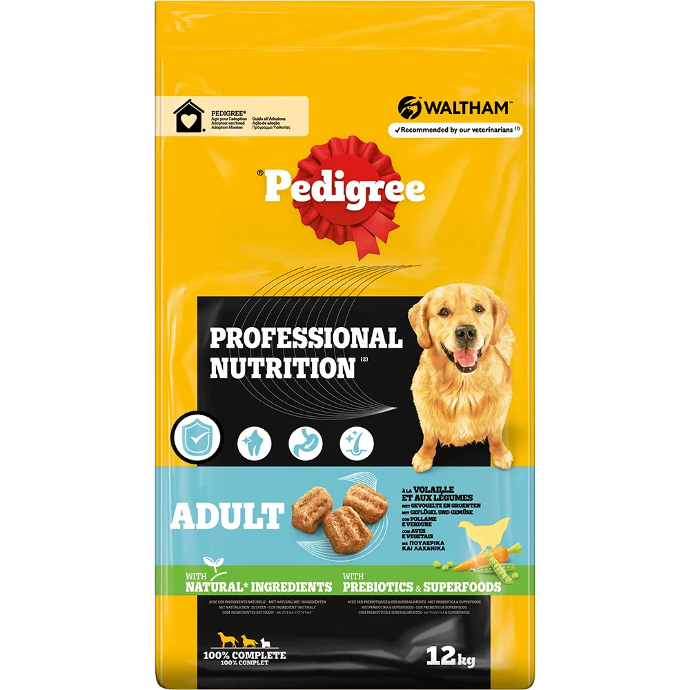 Pedigree PN Voksen Fjerkræ og Grøntsager