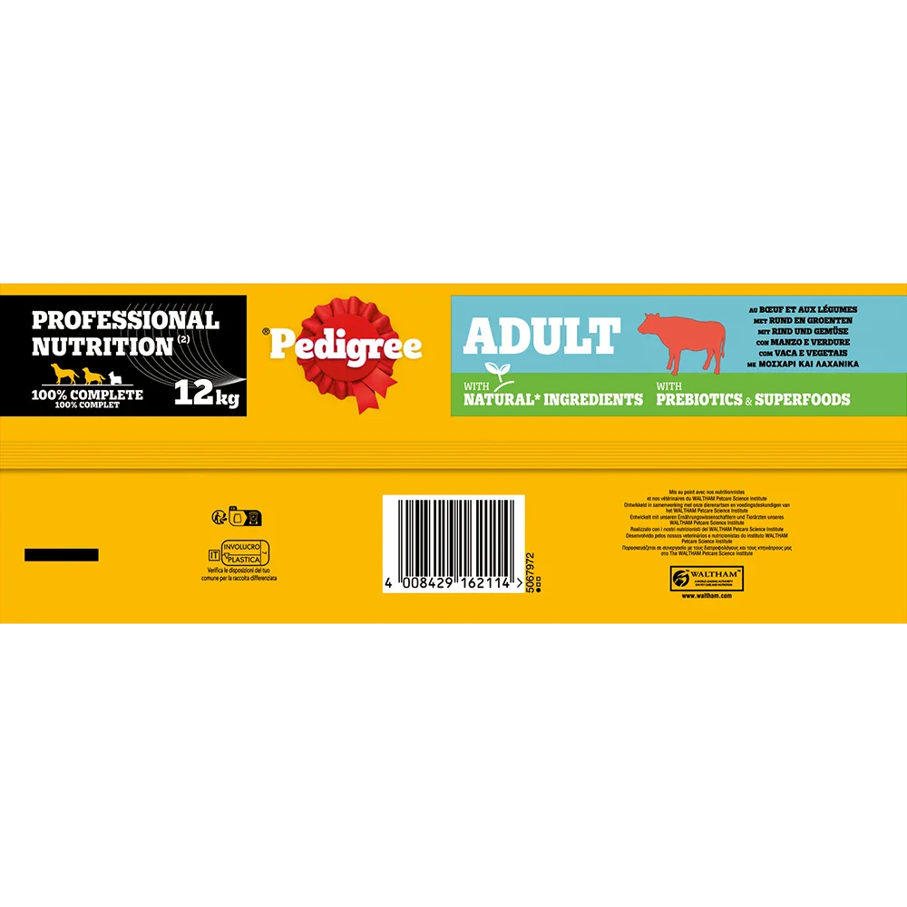 Pedigree PN Adult Rind und Gemüse