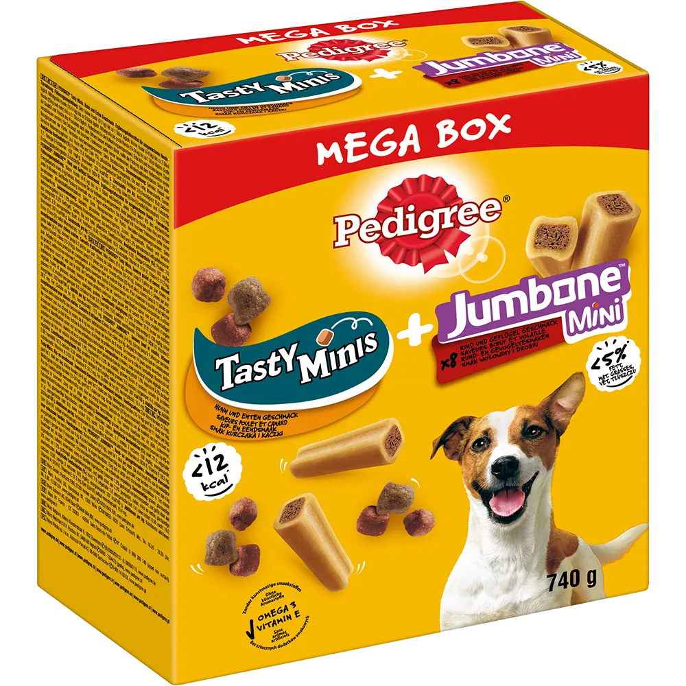 Pedigree Tasty Minis u.Jumbone Mini Mega
