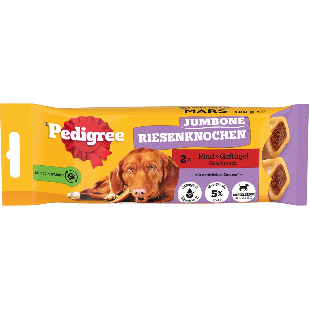 Pedigree Jumbone Riesenknochen Rind/Geflügel