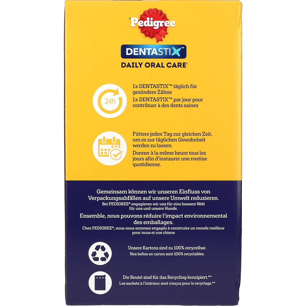 Pedigree DentaStix MP til store hunde, 42 stk.