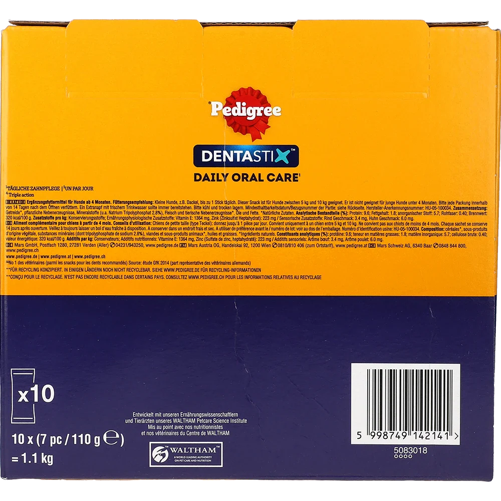Pedigree Denta Stix MP für kleine Hunde 70er