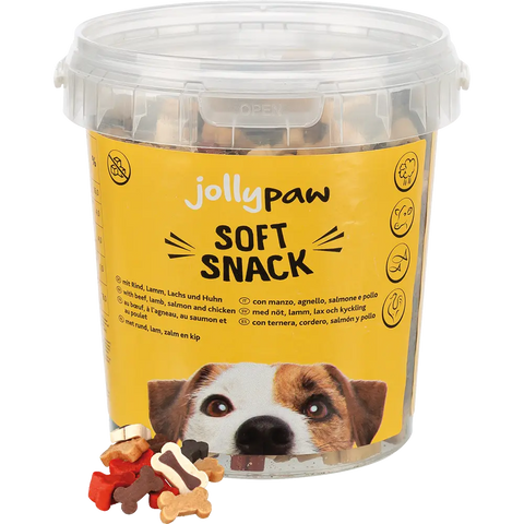 Jollypaw Soft Snack Mit Rind Lamm Huhn Und Lachs Dyrefoder