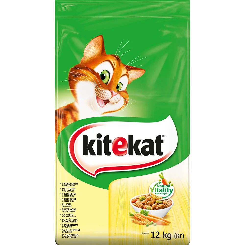 Kitekat Torr med kyckling & grönsaker