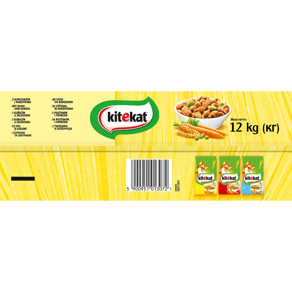 Kitekat Torr med kyckling & grönsaker