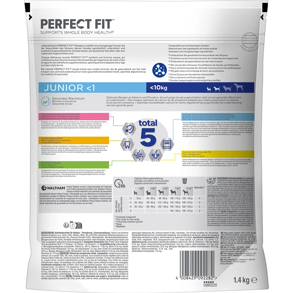 Perfect Fit Hund Junior mit Huhn S