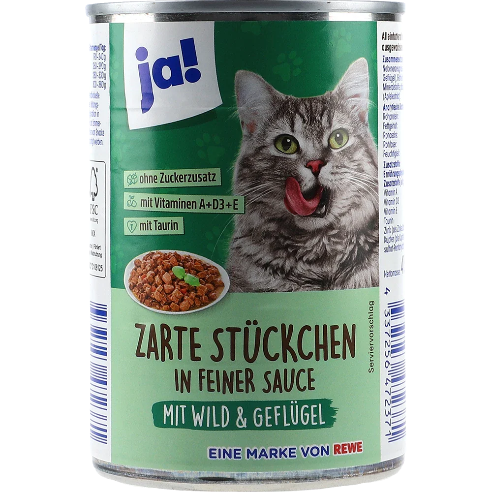 ja! Vilt & Fågel - Möra bitar i delikat sås