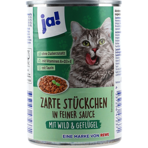 ja! Wild & Geflügel - Zarte Stückchen in feiner Sauce