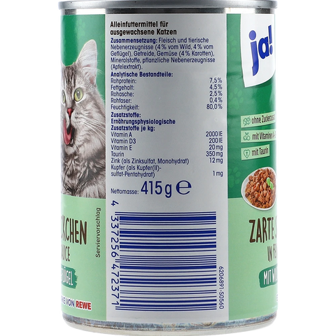 ja! Zarte Stückchen Wild Geflügel