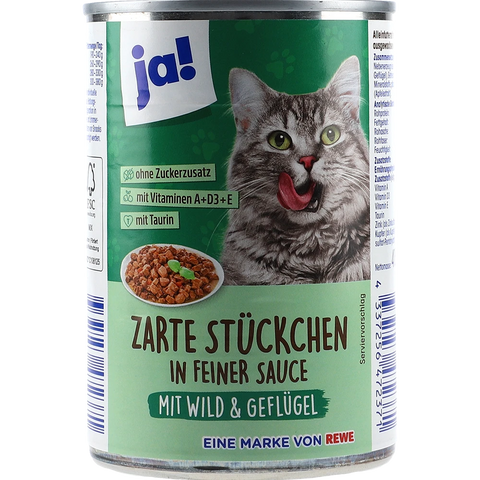 ja! Zarte Stückchen Wild Geflügel