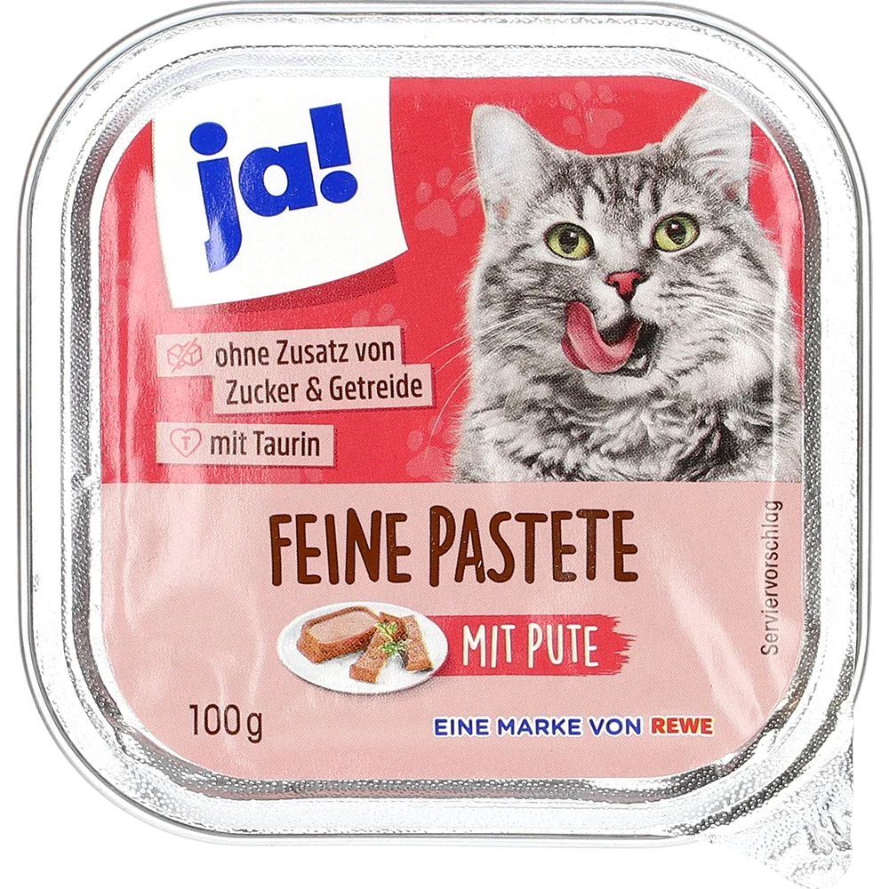 ja! Feine Pastete Ente, Leber, Pute, Fisch